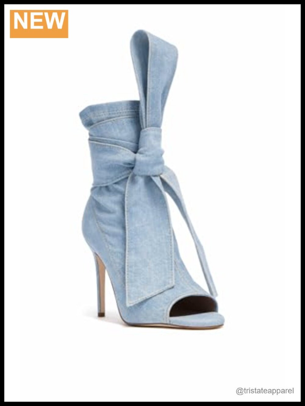 Peep Toe Ankle Booties Women Sock Boots Stiletto Heel Bow Tie